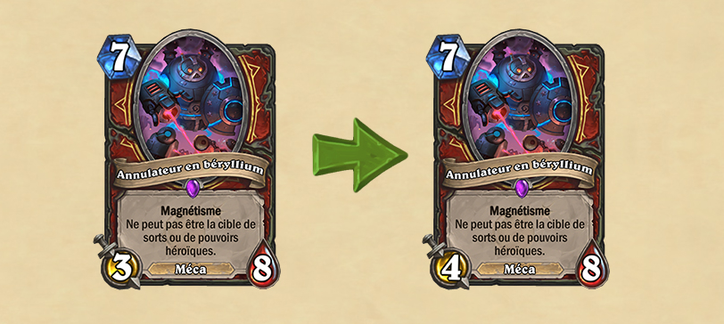 Équilibrage de Annulateur en béryllium prévu le 3 juin 2019