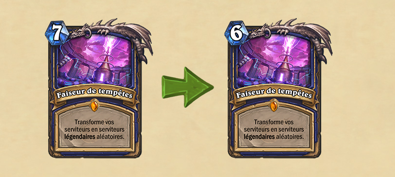 Équilibrage de Faiseur de tempêtes prévu le 3 juin 2019