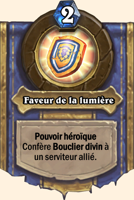 Pouvoir héroïque Faveur de la lumière