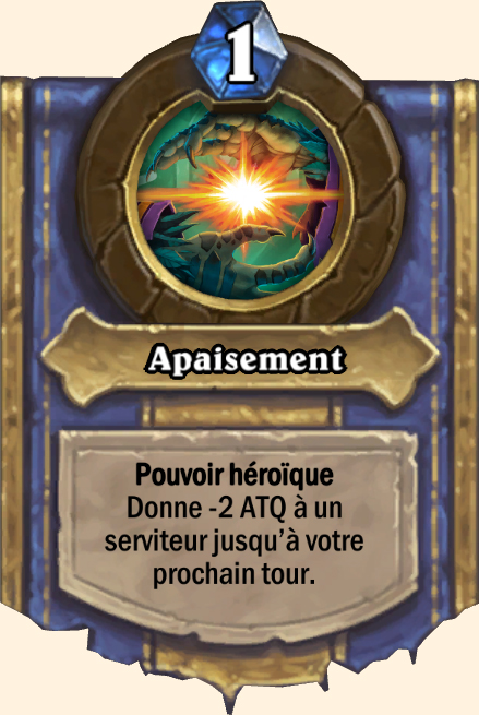 Pouvoir héroïque Apaisement