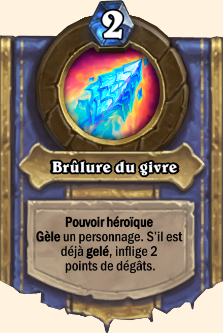 Pouvoir héroïque Brûlure du givre