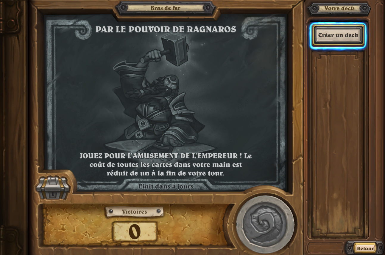 Bras de fer hebdomadaire : Par le pouvoir de Ragnaros