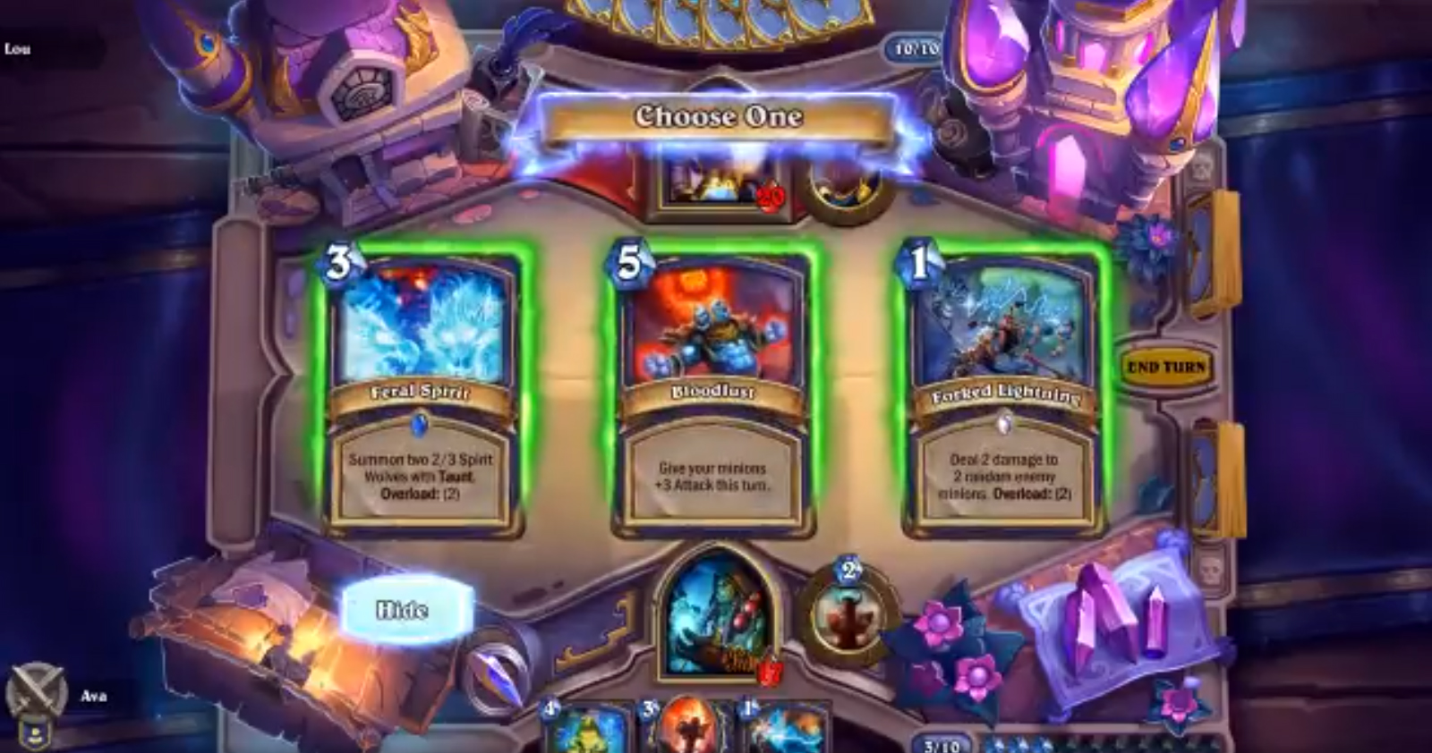 Choisissez un premier sort pour la carte horreur