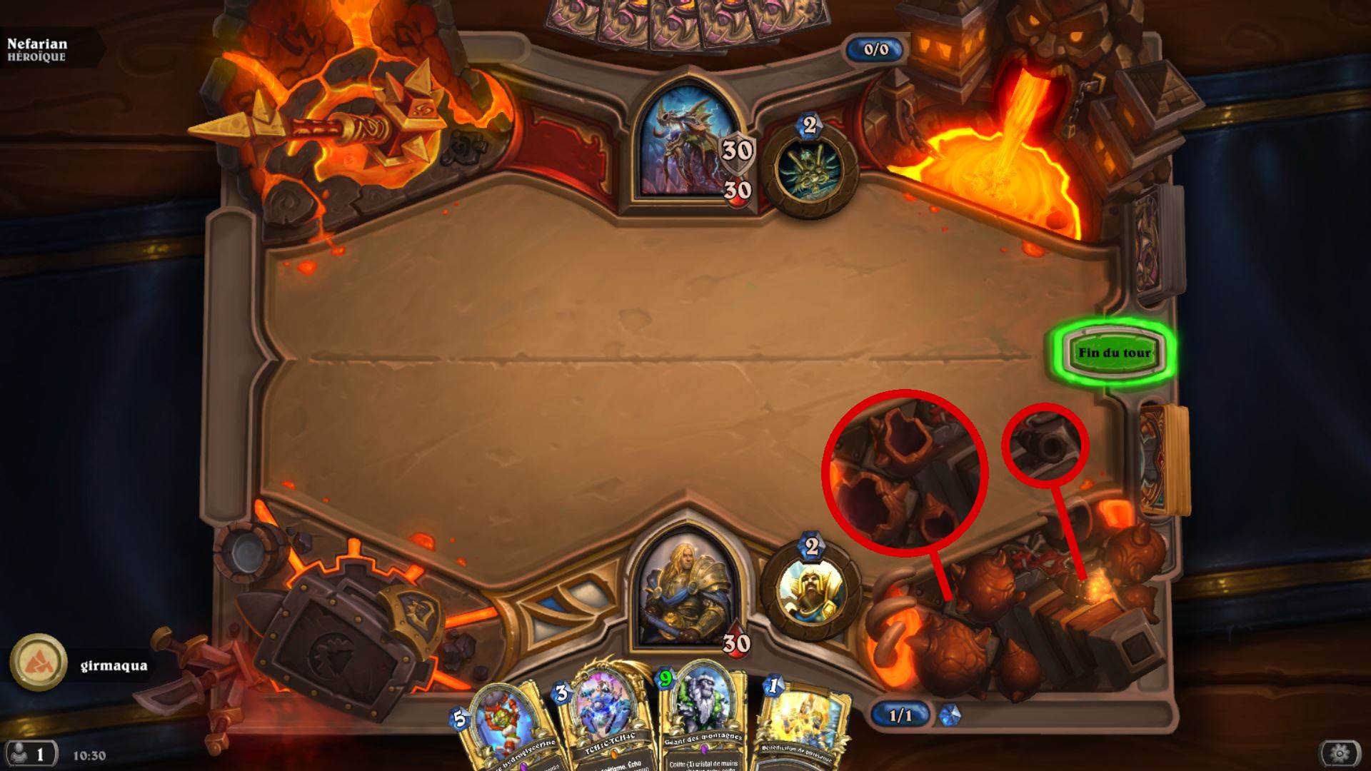 La décoration choisi par Ragnaros en personne ne laisse personne de glace