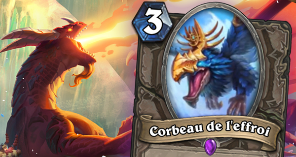 corbeau de l'effroi : nouvelle carte epique de l'envol des dragons