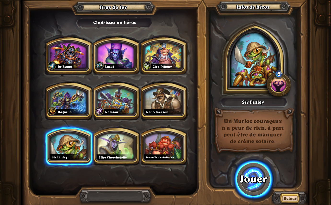 Affrontez les 8 boss du bras de fer de la semaine