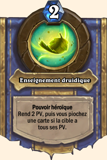 Pouvoir héroïque Enseignement druidique