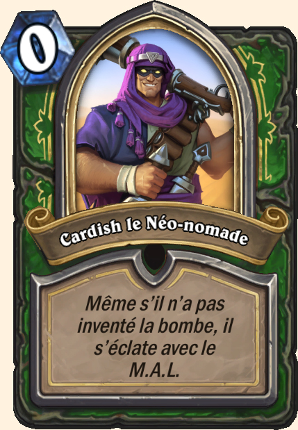 Boss Cardish le Néo-nomade - Hearthstone Tombes de la Terreur