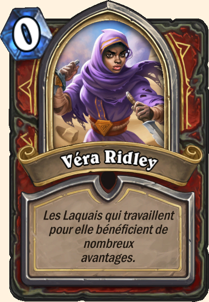 Boss Véra Ridley - Hearthstone Tombes de la Terreur