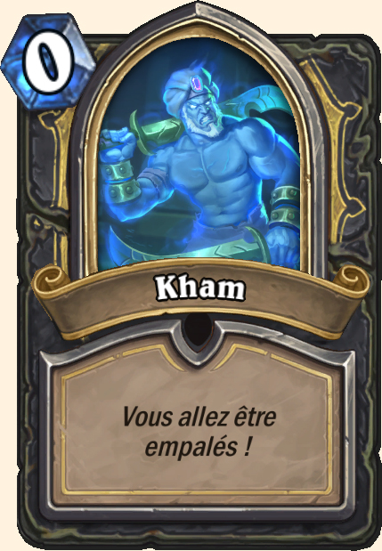 Boss Kham - Hearthstone Tombes de la Terreur