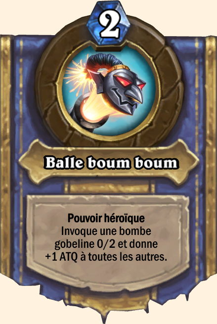 Pouvoir héroïque Balle boum boum