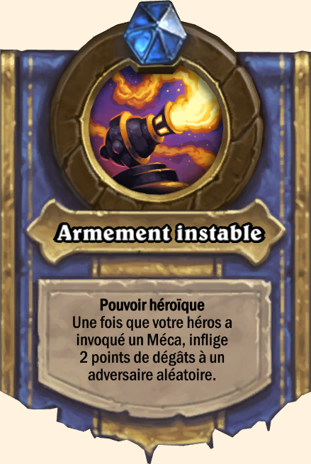 Pouvoir héroïque Armement instable