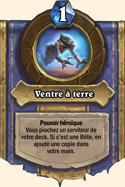 Pouvoir héroïque Ventre à terre