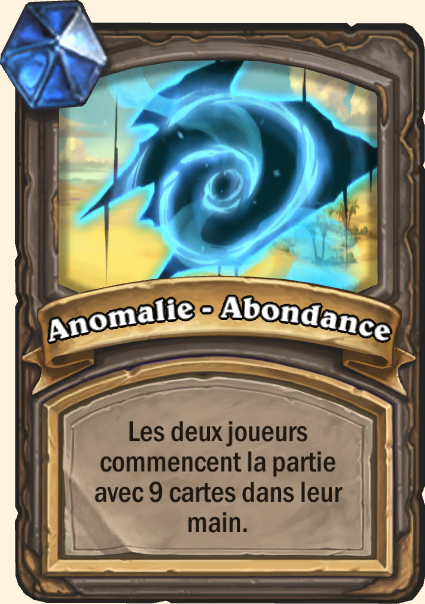 Anomalie - Dans la face - Hearthstone Tombes de la Terreur