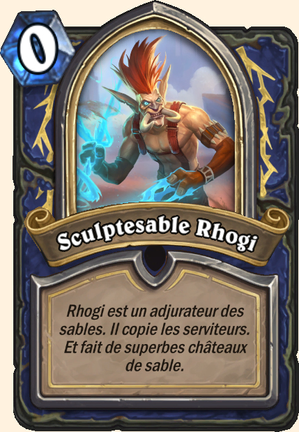 Boss Sculptesable Rhogi - Hearthstone Tombes de la Terreur
