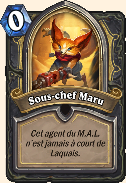 Boss Sous-chef Maru - Hearthstone Tombes de la Terreur