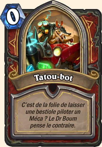 Boss Tatou-bot - Hearthstone Tombes de la Terreur