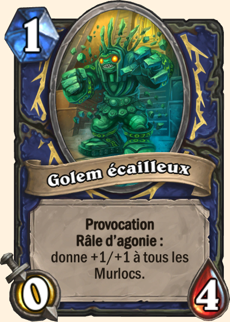 Golem écailleux - Hearthstone Tombes de la Terreur