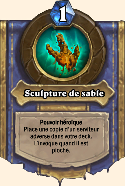 Pouvoir héroïque Sculpture de sable