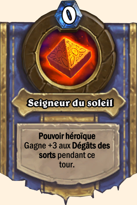Pouvoir héroïque Seigneur du soleil 