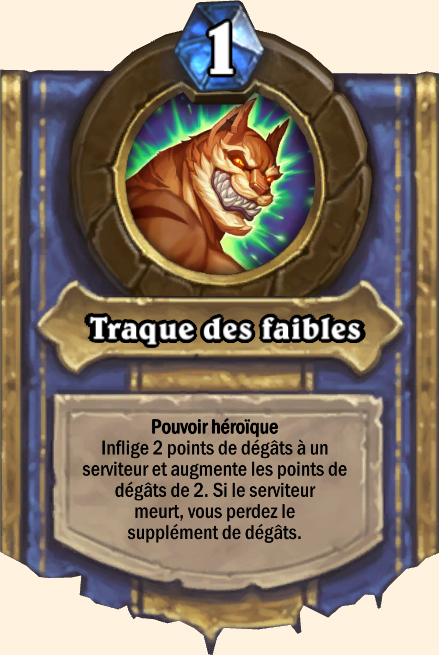 Pouvoir héroïque Traque des faibles