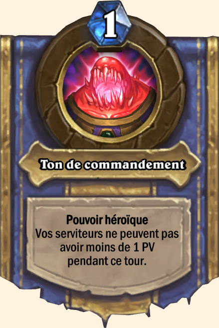 Ton de commandement - Hearthstone Tombes de la Terreur