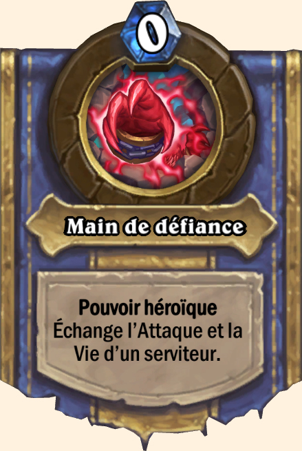 Main de défiance - Hearthstone Tombes de la Terreur