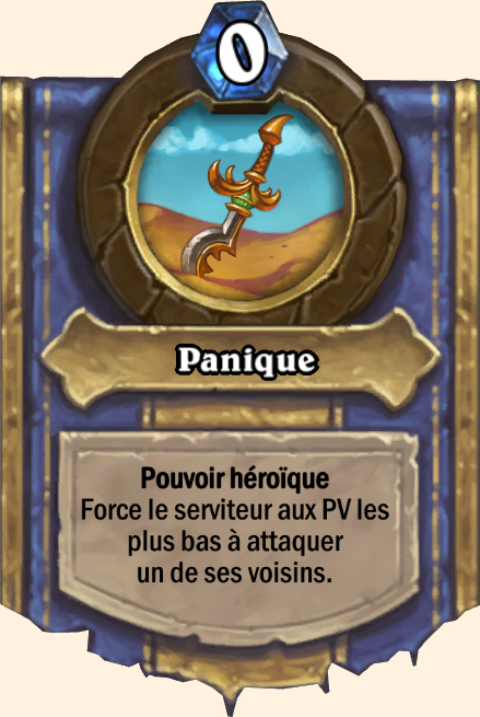 Panique - Hearthstone Tombes de la Terreur