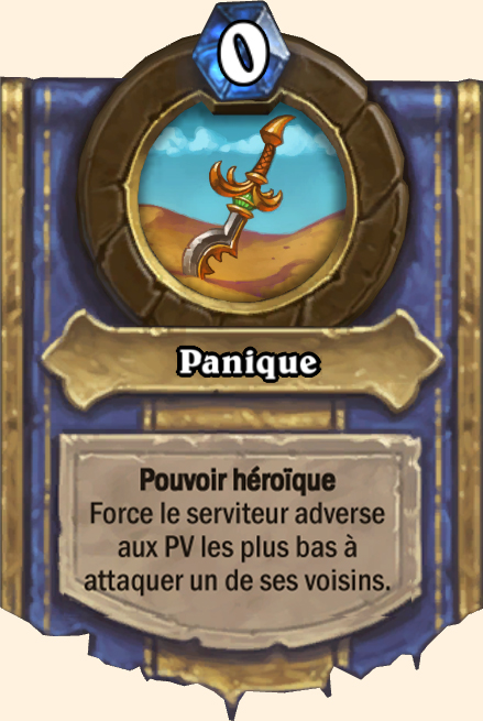 Panique - Hearthstone Tombes de la Terreur