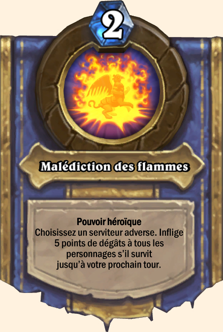 Malédiction des flammes - Hearthstone Tombes de la Terreur