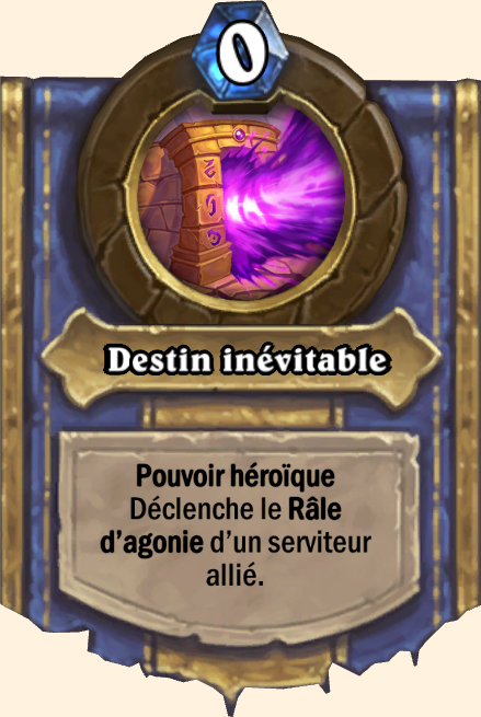 Destin inévitable - Hearthstone Tombes de la Terreur