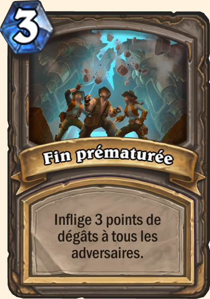 Fin prématurée - Hearthstone Tombes de la Terreur