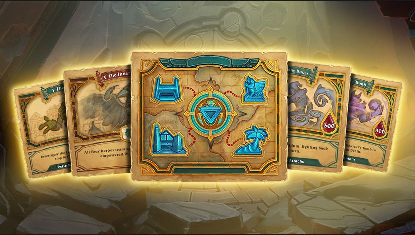 Les chapitres des Tombes de la Terreur de Hearthstone