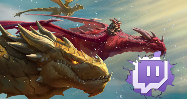 remportez des paquets de cartes de l’envol des dragons avec twitch