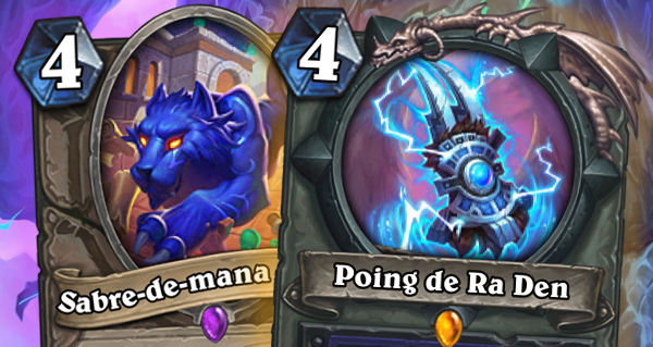 reveil de galakrond : sabre-de-mana evade et poing de ra den