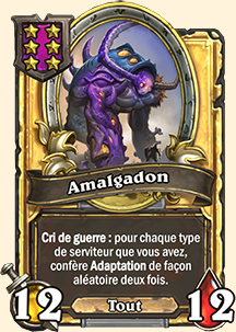 Dos de carte Hearthstone - Amalgadon