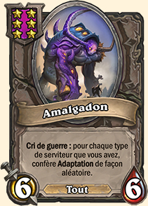 Dos de carte Hearthstone - Amalgadon