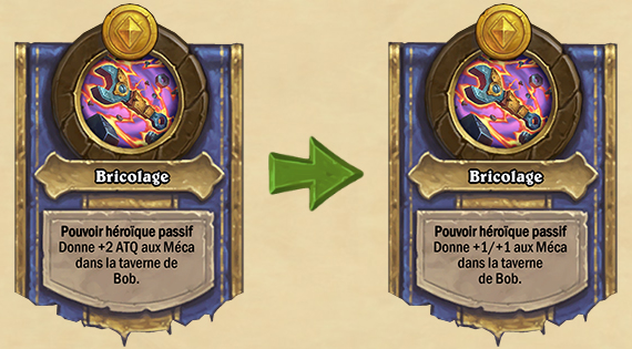 Modification Hearthstone : Champs de bataille