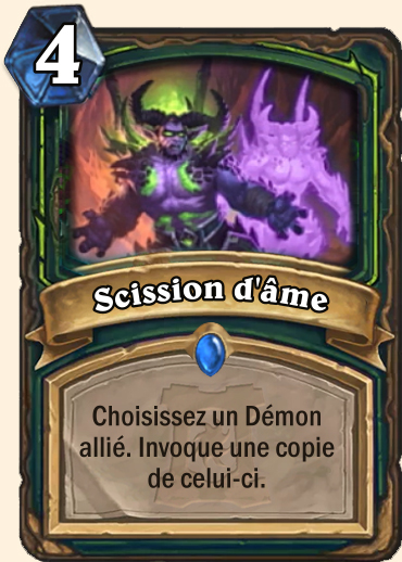 Hearthstone Carte Chasseur de demons - Scission d'âme