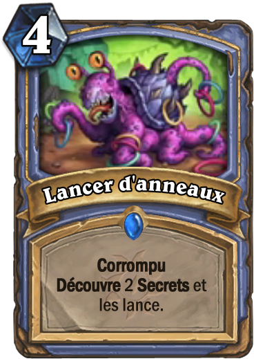 Carte Hearthstone corrompu Lancer d'anneaux