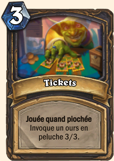 Carte Hearthstone Tickets