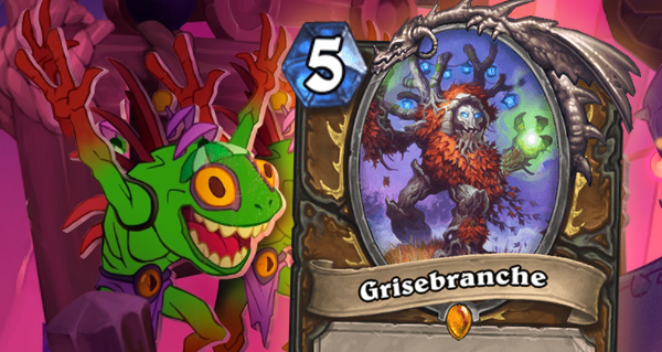 sombrelune : grisebranche, carte legendaire druide
