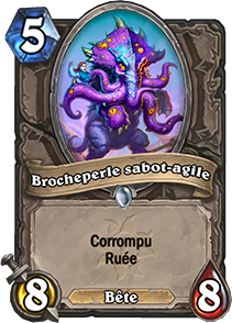 Carte Hearthstone corrompu Brocheperle sabot-agile