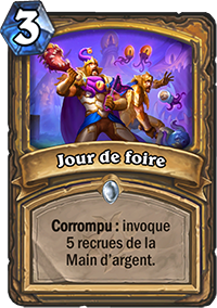 Carte Hearthstone corrompu Jour de foire