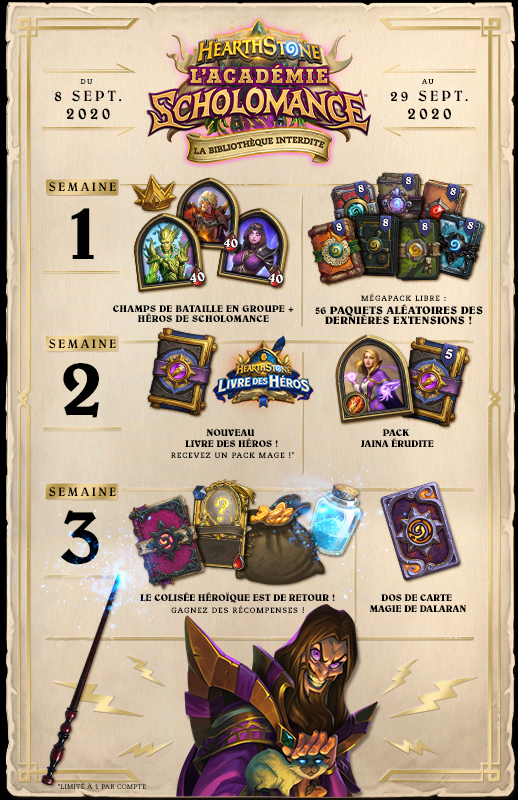 Hearthstone événement : La bibliothèque interdite !