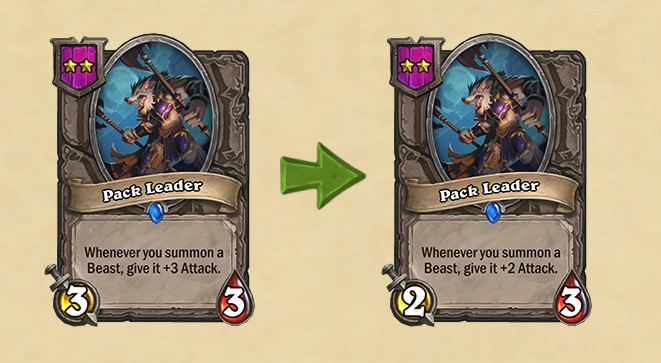 Modification pour Chef de meute