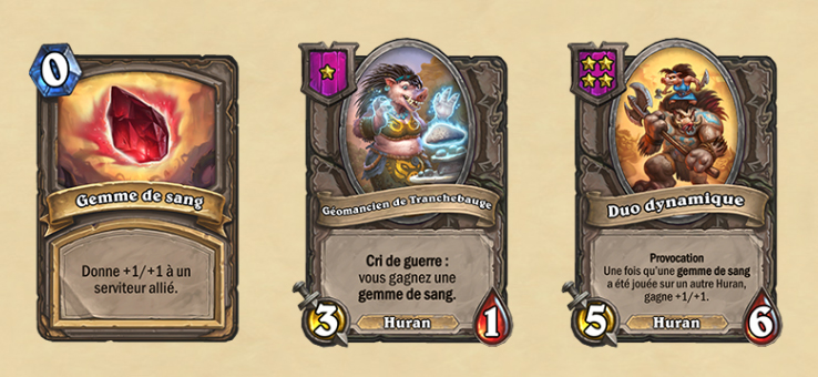 Les Hurans arrivent dans les Champs de bataille de Hearthstone
