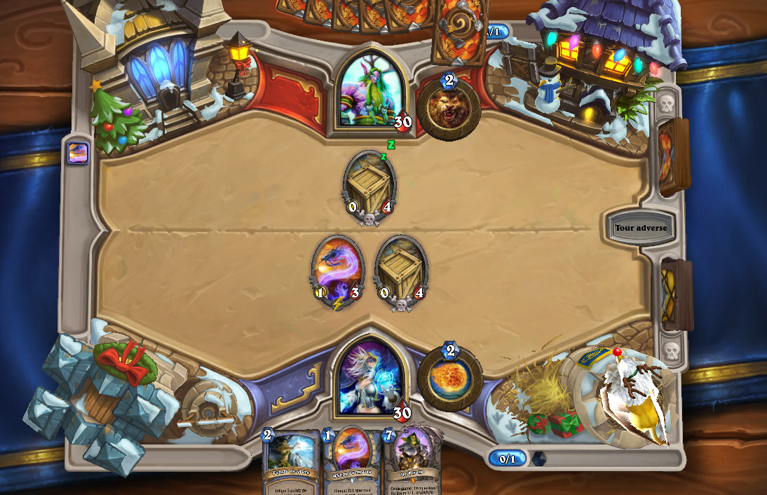 Des cadeaux du Voile d'hiver sur le plateau