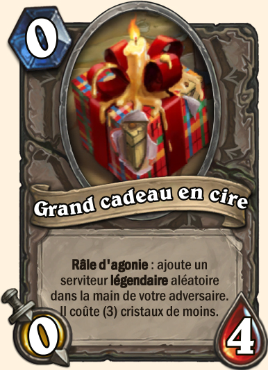 Grand cadeau en cire - Voile d'hiver à la bougie