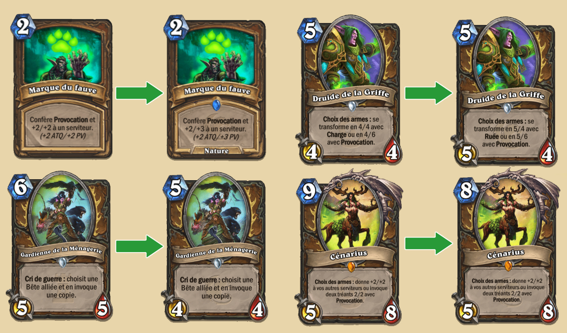 Ensemble fondamental : Équilibrage pour le Druide